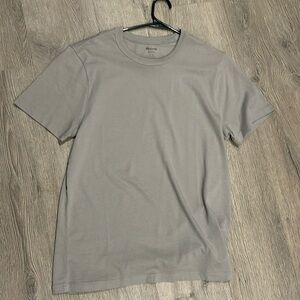 Madewell Garment-Dyed Allday Crewneck Tee in Gray